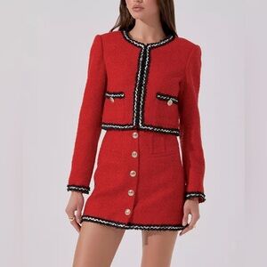 ASTR the Label Women's Milena Button-Front Jacket